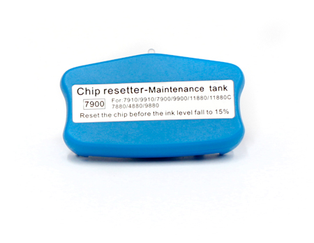 Chip resetter for 7890, 7900, 9890, 9900 maintenance tank