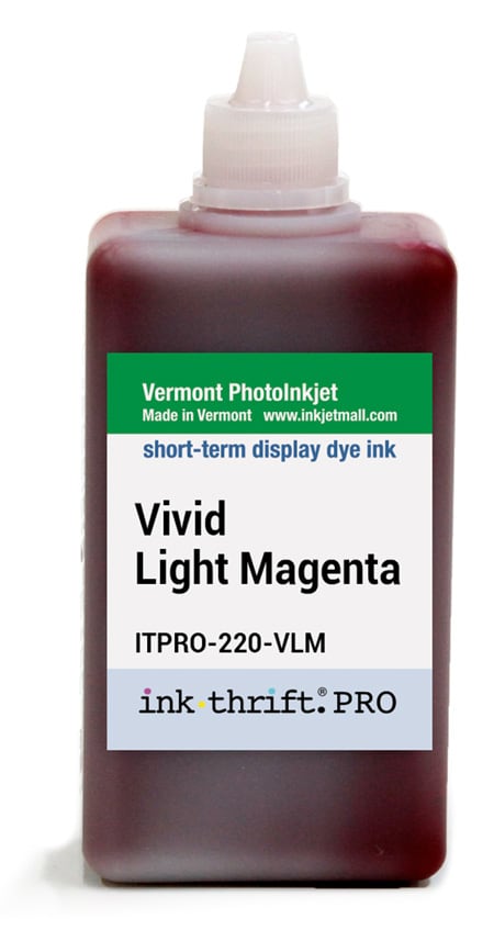 [ITPRO-220-VLM] InkThrift PRO dye ink - 220ml - Vivid Light Magenta
