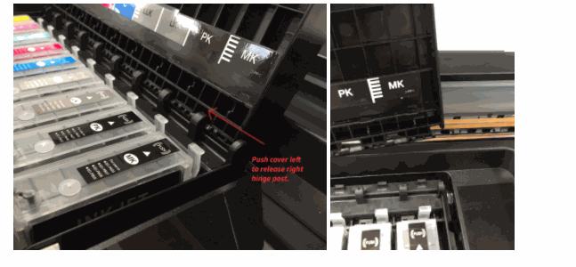 R3000 and P600 ink cover removal