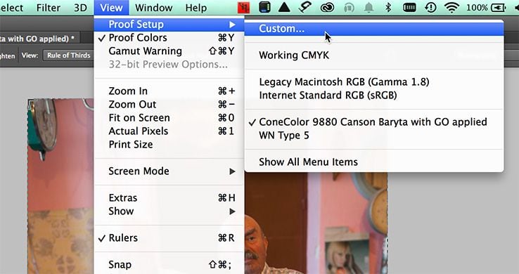 Photoshop Proof Setup