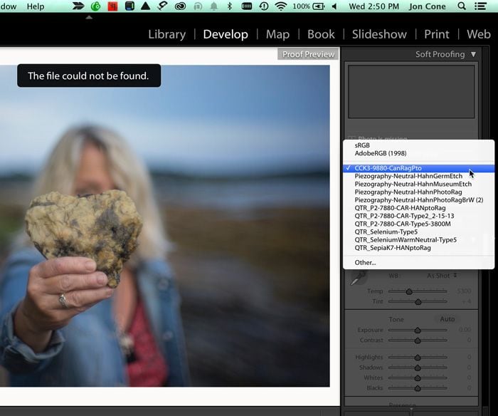 Lightroom Soft Proof 