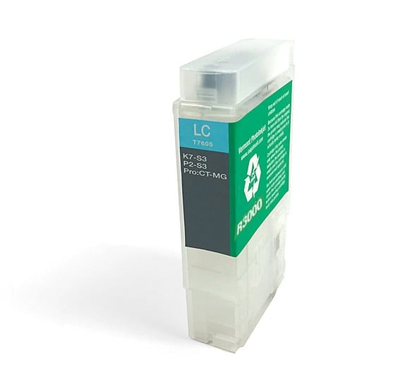 60ml Refillable Cartridge, Auto-Reset Chip - R3000 - Light Cyan