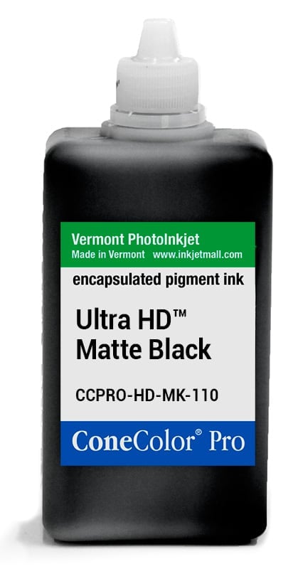 [CCPRO-HD-MK-110] ConeColor Pro ink, 110ml, UltraHD™ Matte Black