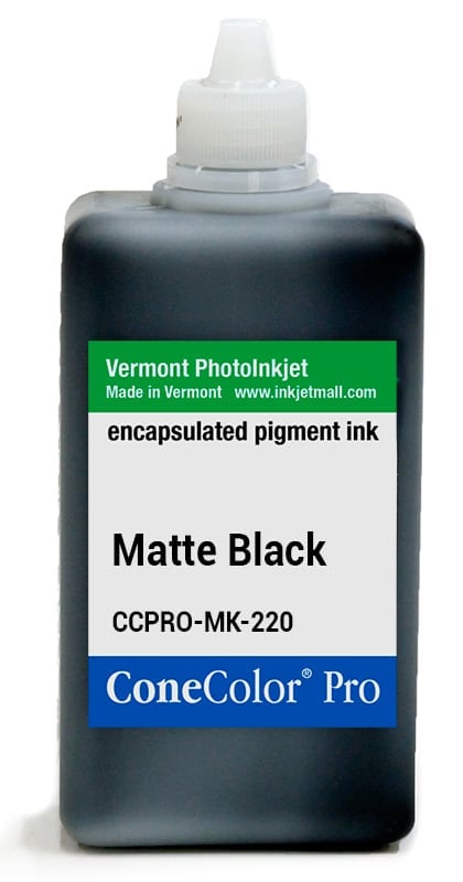 [CCPRO-MK-220] ConeColor Pro ink, 220ml, Matte Black