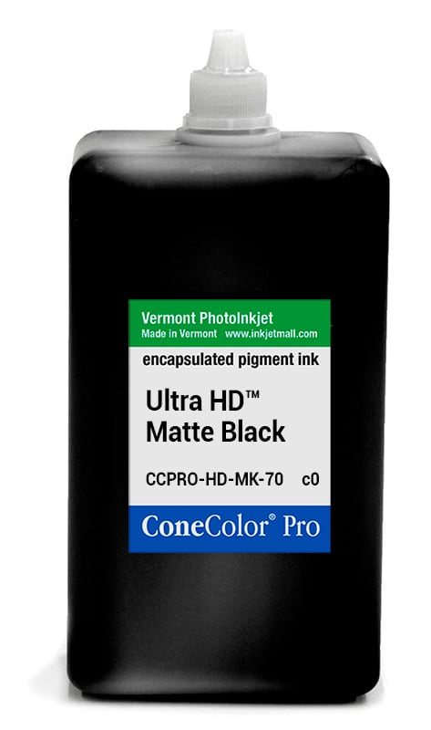 [CCPRO-HD-MK-700] ConeColor Pro ink, 700ml, UltraHD™ Matte Black