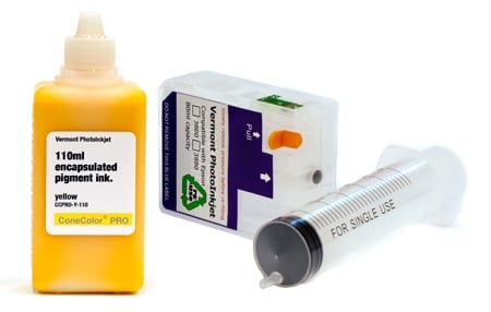 ConeColor Pro, 3800-3880 Refill Cartridge, 110ml Ink, Yellow