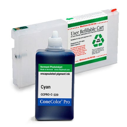 [CCP-4900-220-C-KIT] ConeColor Pro, 4900, Refill Cartridge, 220ml Ink, Cyan