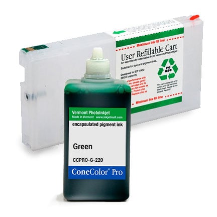 [CCP-4900-220-G-KIT] ConeColor Pro, 4900, Refill Cartridge, 220ml Ink, Green