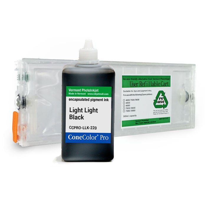 ConeColor Pro, 7800 9800, Refill Cartridge, 220ml Ink, Light Light Black