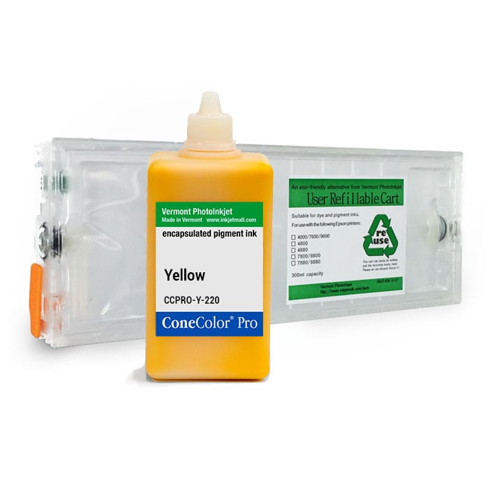 ConeColor Pro, 7880 9880, Refill Cartridge, 220ml Ink, Yellow