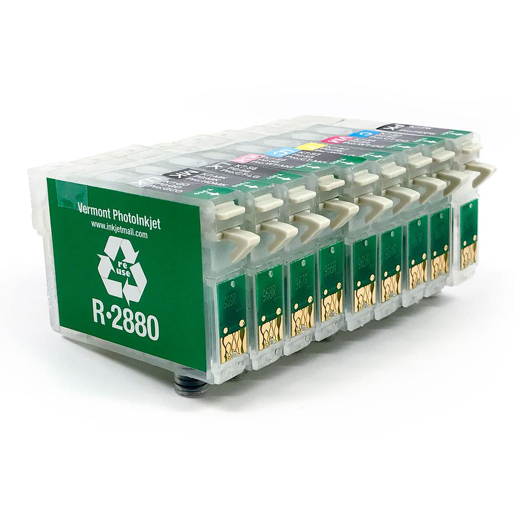 Refillable cartridge - Epson R2880 - Set 9