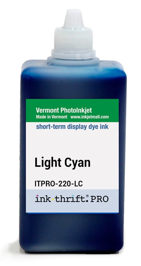 [ITPRO-220-LC] InkThrift Pro dye ink - 220ml - Light Cyan