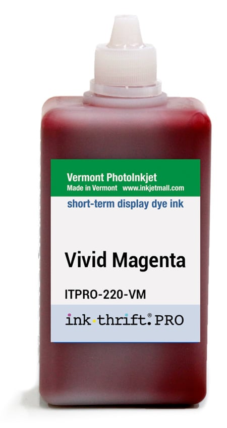 InkThrift Pro dye ink - 220ml - Vivid Magenta