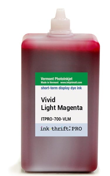 [ITPRO-700-VLM] InkThrift Pro dye ink, 700ml, Vivid Light Magenta
