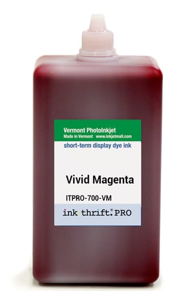 InkThrift Pro dye ink, 700ml, Vivid Magenta