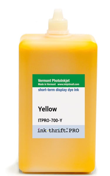 InkThrift Pro dye ink, 700ml, Yellow (K3)