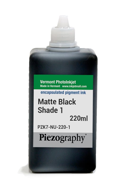 Piezography, 220ml, Shade 1 Matte Black * Retired Product * Ultra HD MK ships in its place