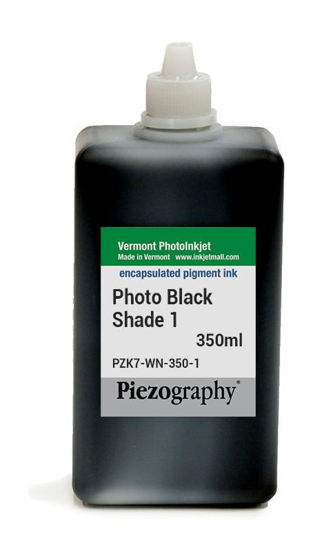 Piezography, 350ml, Shade 1 Photo Black (Warm Neutral Shade 1, or WN1)