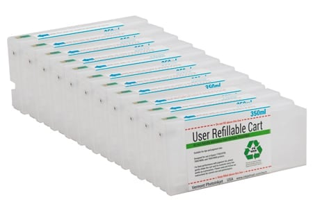 [RCS-7900-350-KIT11] Refillable Cartridge Kit with Reset Chips - X900 Set 11
