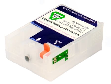 [RCS-38XX-80-LC] ReUsable cart with Control Chip (80ml) Epson 3800, 3880, P800* - Light Cyan