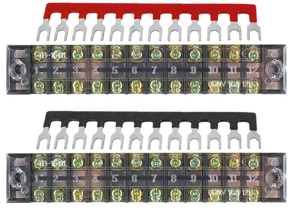 12 Pole Terminal for Wiring in Parallel - 2 pack | InkjetMall