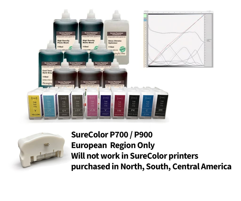 SureColor P700-P900 (EU Only) - Piezography Pro Complete Print, Photogravure &amp; Digital Negative System, 110ml