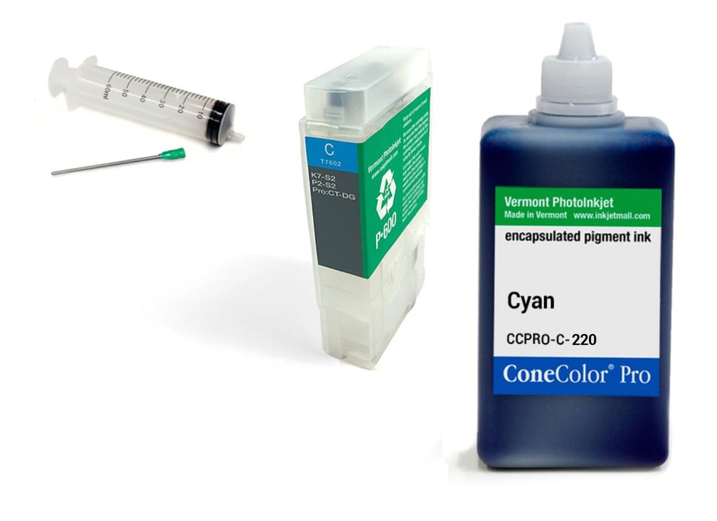 Ink and Cartridge Combo Sets for Epson SureColor P600, 60mL, 110mL ...