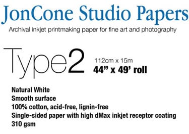 Inkjet Media / JonCone Studio Type2