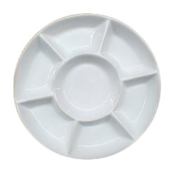 [ACC-7WELLPORCELAIN] 7 well porcelain dish palette with plastic lid