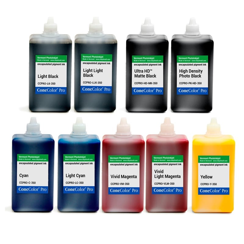 [CCPRO-HD-350-SET9] ConeColor Pro HD, Set of 9 Inks, 350ml