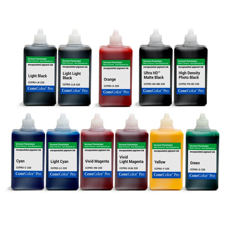 ConeColor Pro HDX, Set of 11 Inks, 220ml | InkjetMall