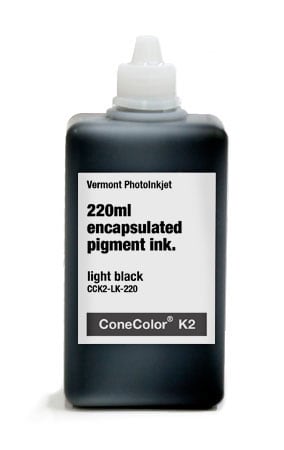 [CCK2-LK-220] ConeColor Pro ink 220ml - K2 version Light Black