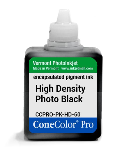 ConeColor Pro ink, 60ml, HD Photo Black | InkjetMall