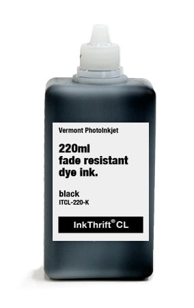 [ITCL-220-K] InkThrift CL dye ink, 220ml, Black