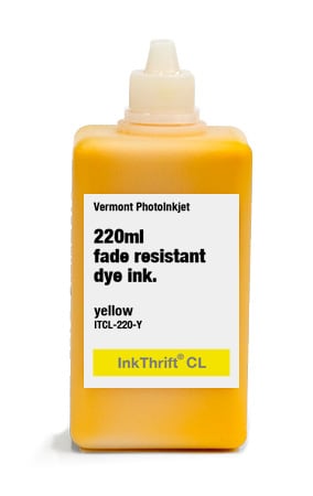 [ITCL-220-Y] InkThrift CL dye ink, 220ml, Yellow