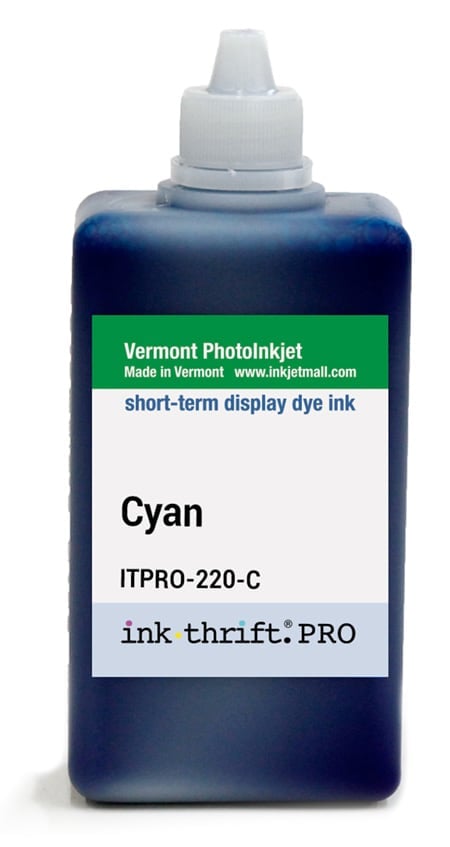 [ITPRO-220-C] InkThrift Pro dye ink - 220ml - Cyan