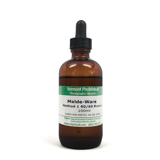 [CHEM-MW-METH1-50-50-100ML-] Malde-Ware Methodology 1, Sensitized 50-50 Platinum-Palladium, 100ml