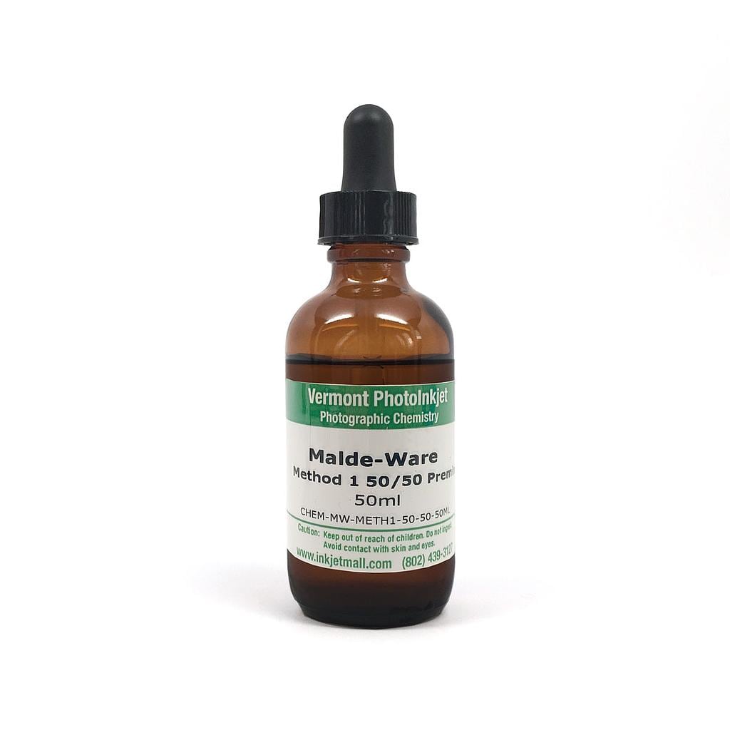 [CHEM-MW-METH1-50-50-50ML1] Malde-Ware Methodology 1, Sensitized 50-50 Platinum-Palladium, 50ml