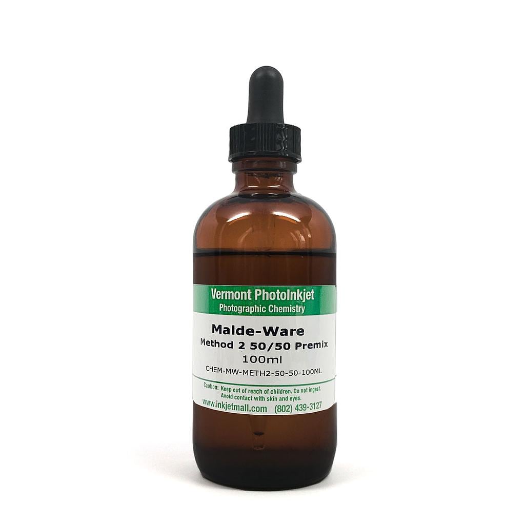 [CHEM-MW-METH3-50-50-100ML] Malde-Ware Methodology 3, Sensitized 50-50 Platinum-Palladium, 100ml