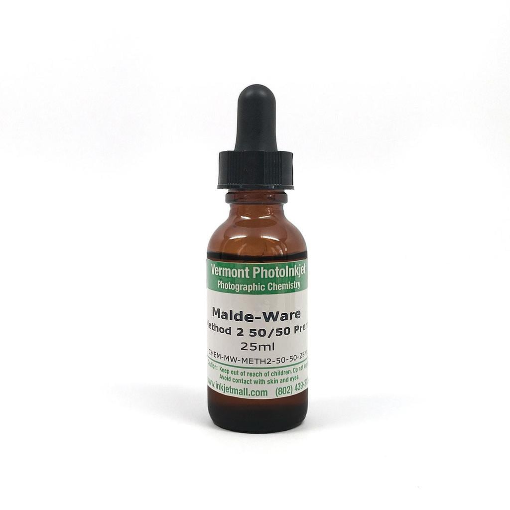[CHEM-MW-METH3-50-50-25ML] Malde-Ware Methodology 3, Sensitized 50-50 Platinum-Palladium, 25ml