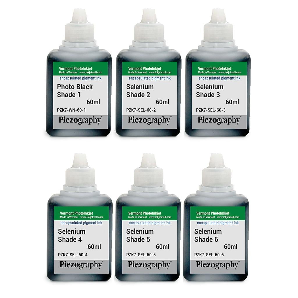 [PIEZODN-SEL-60-SET6] Piezography K6, Selenium Tone, 60ml, Set of 6 Inks (PiezoDN only)