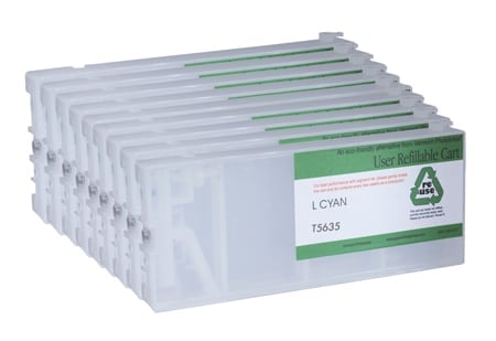 [RCS-4800-KIT9] Refillable Cartridge Kit with Reset Chips - 4800 - Set 9