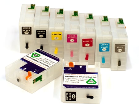 [RCS-3800-80-KIT9-NS] Refillable Cartridge Kit - Epson 3800 - without syringes