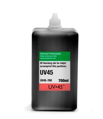 [UV45-700] UV45 black inkjet film dye ink - 700ml bottle