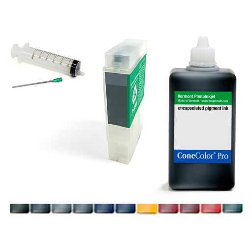 Ink and Cartridge Combo Sets for Epson SureColor P600, 60mL, 110mL, 220ml All Colors