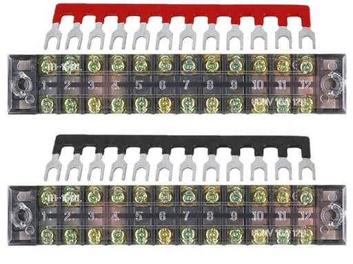[ACC-12-POLE-TERMINAL-2PACK] 12 Pole Terminal for Wiring in Parallel - 2 pack