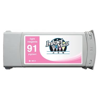 [HP91.P.775.LM] Light Magenta HP 91 Replacement Cartridge - C9471A