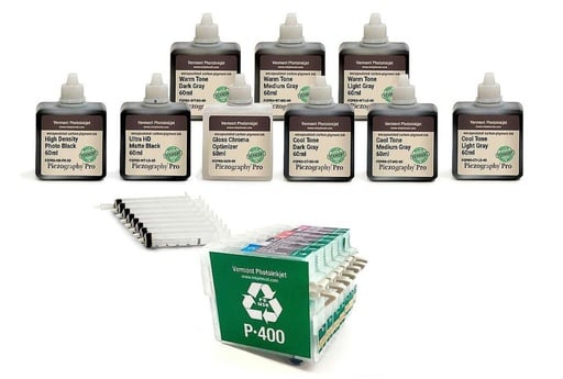 [PZPRO-P400-BASIC-60-KIT9] SureColor P400 - Piezography Pro Basic Print System, 60ml