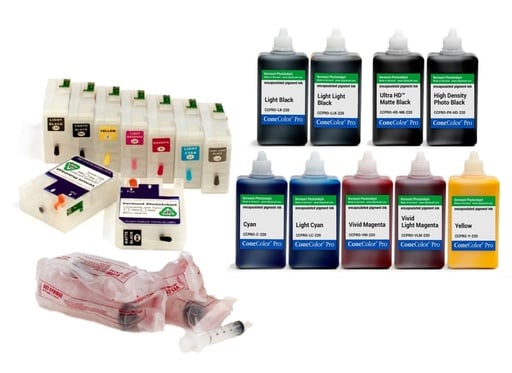 [CCP-3880-220-KIT9] Pro 3880 -  ConeColor Pro HD archival color ink system, 220ml