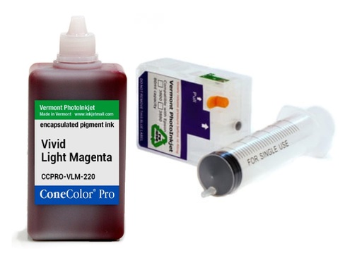 [CCP-3880-220-VLM-KIT] ConeColor Pro, 3880 Refill Cartridge, 220ml Ink, Vivid Light Magenta